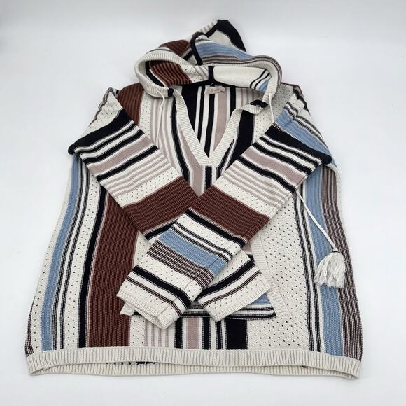 Tory Burch Multicolor Striped Hoodie - Picture 5 of 8